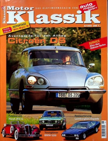 Deckblatt Motor Klassik (06/1999)